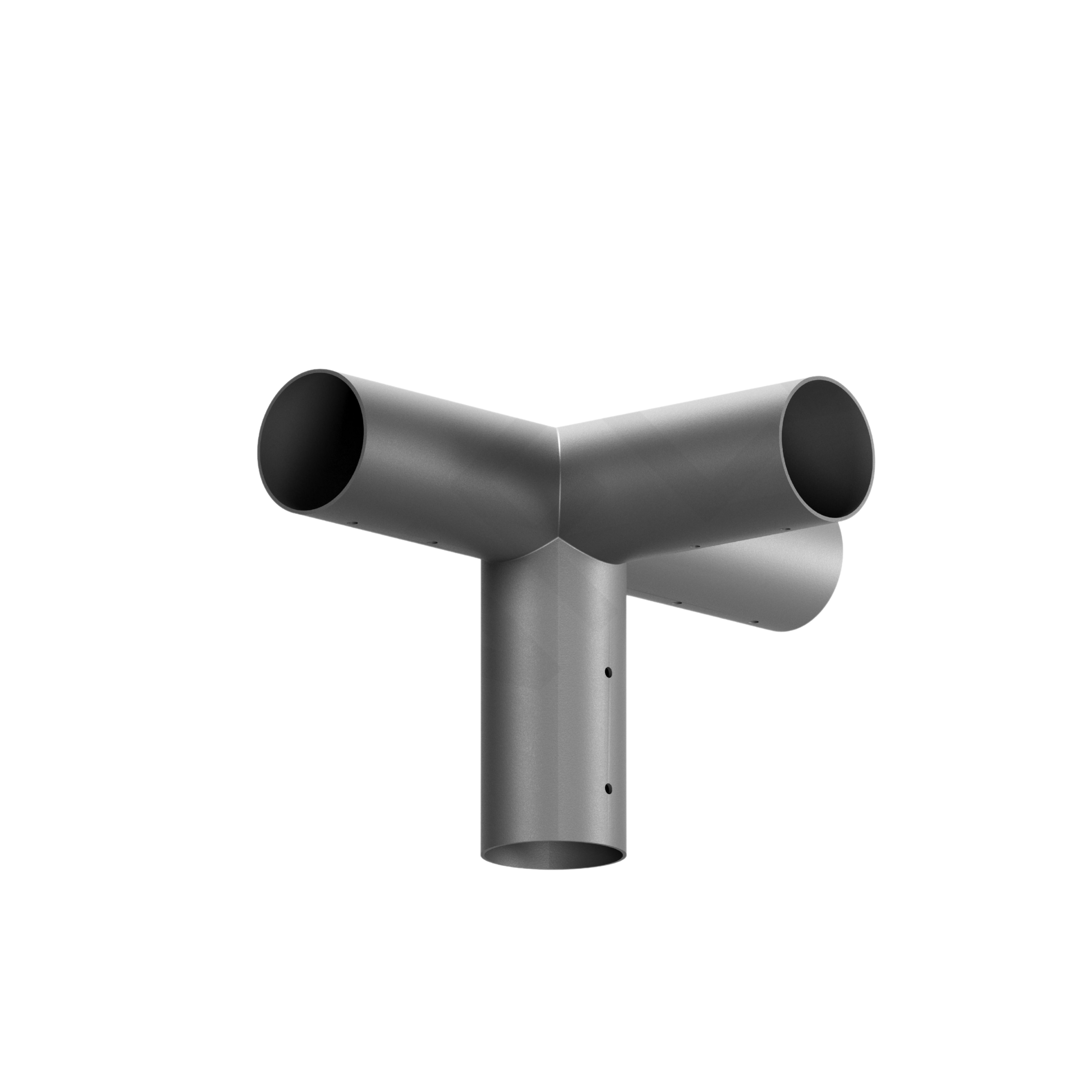 HUB-TETRAFLEX-LC — Conexão em T de Topo 4 Vias (Linha Colonial)