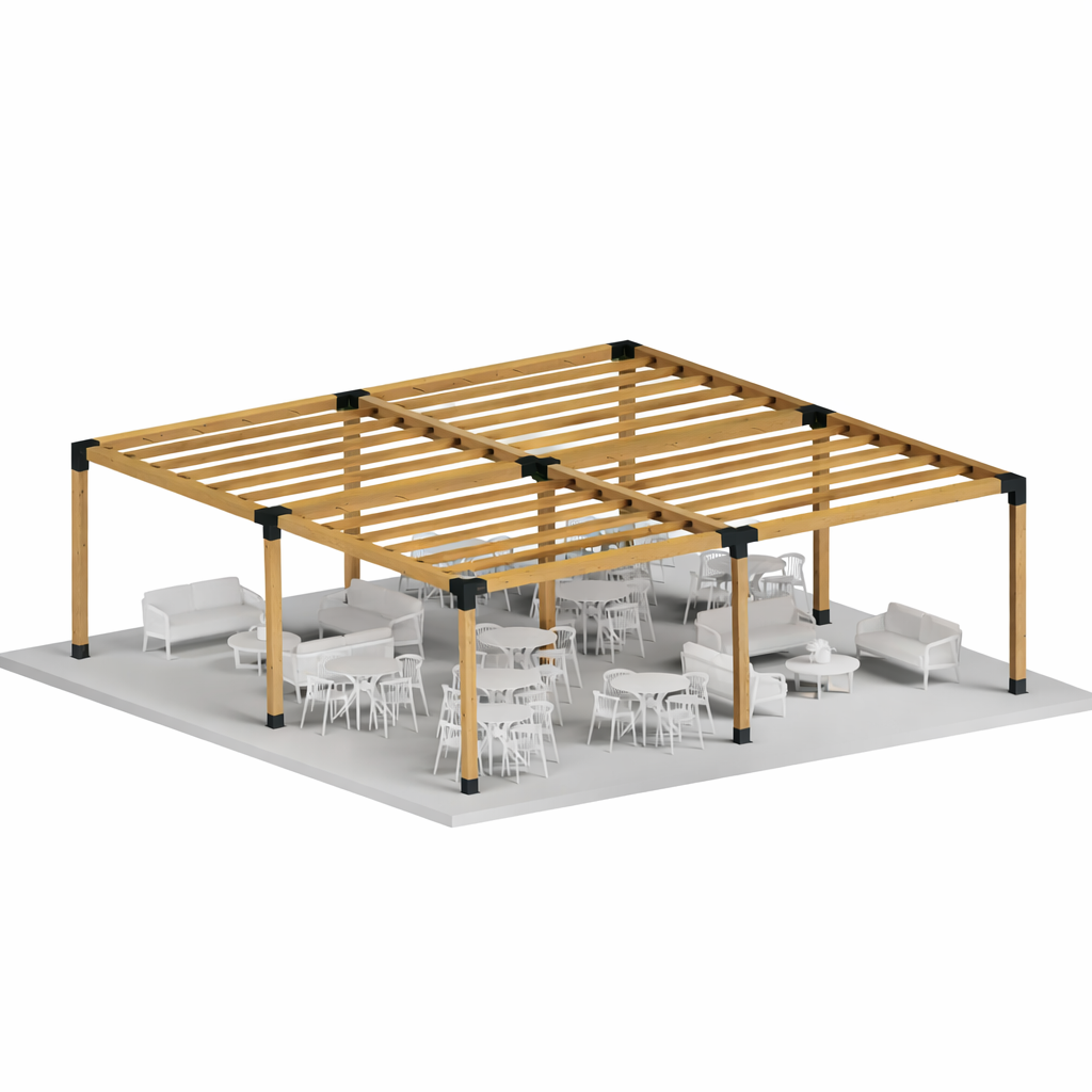 Modelo Square Quadratta 6000x6000mm (Linha Industrial)