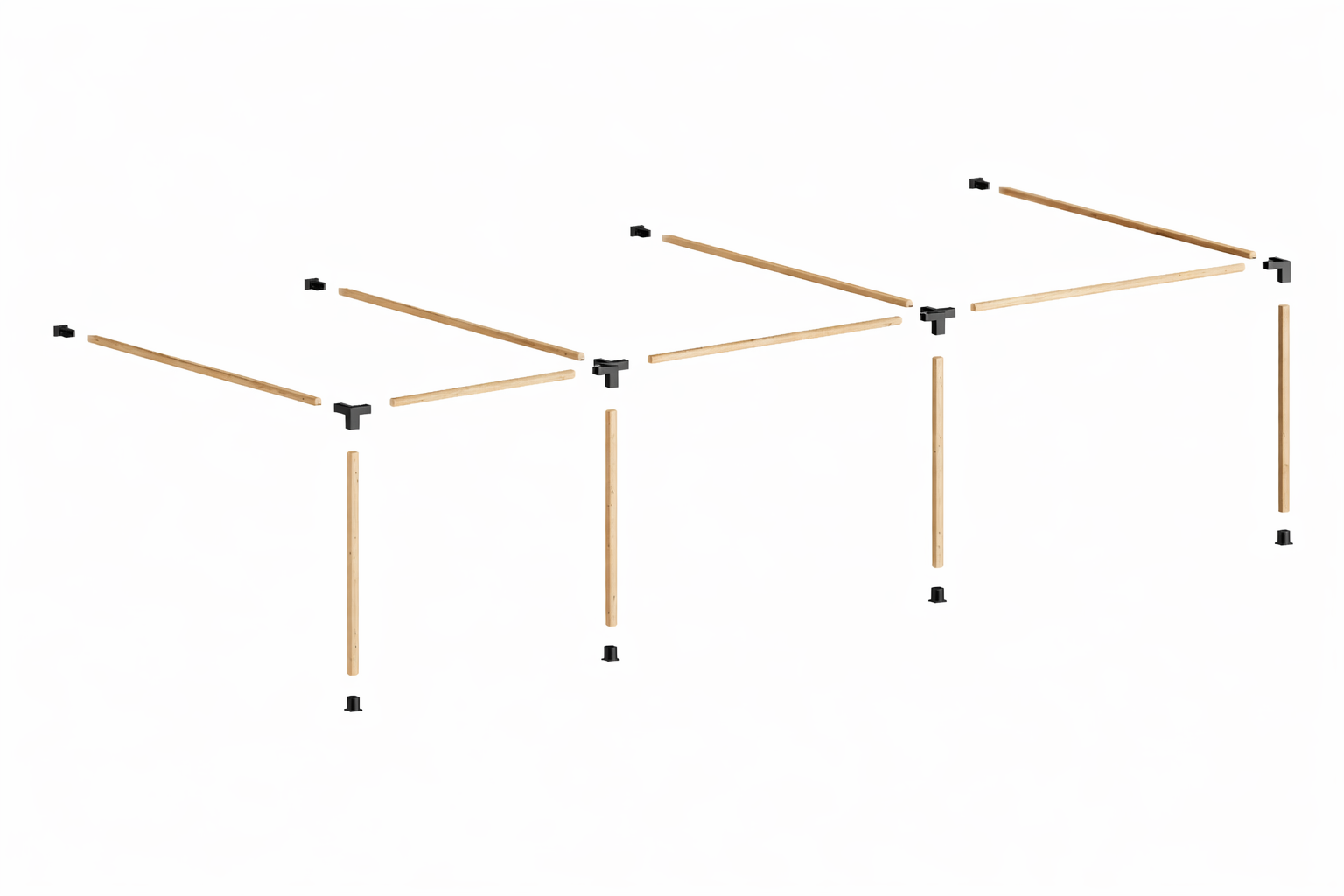 Modelo Linear Wall III 9000x3000mm (Linha Industrial)