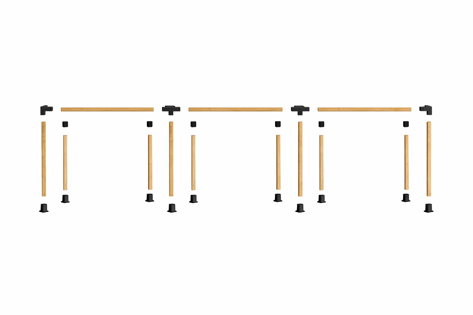 Modelo Linear Wall III 9000x3000mm (Linha Industrial)
